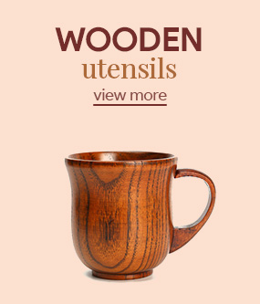 Wooden cup utensil