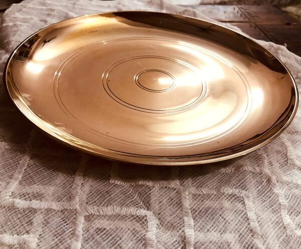 Bronze Plate kansa Plate 1 TamraPatra - Bronze Plate - kansa Plate - 11inch