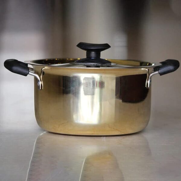 pure Brass Stew Pan with lid4 Pure Brass Stew Pan with lid/stew pot/patila/bhagona with tin coating/kalayi