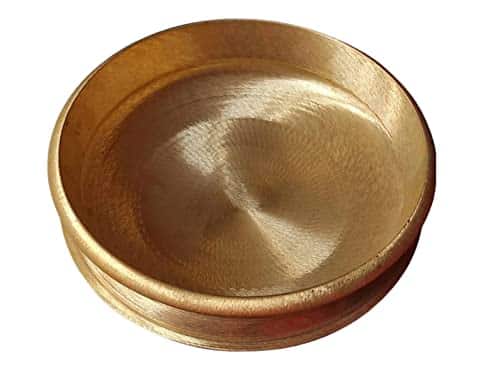 41nkiCsOQIL TamraPatra Handcrafted Pure Kerala Bronze Uruli /Cooking Pot/kadhai (12 inch)