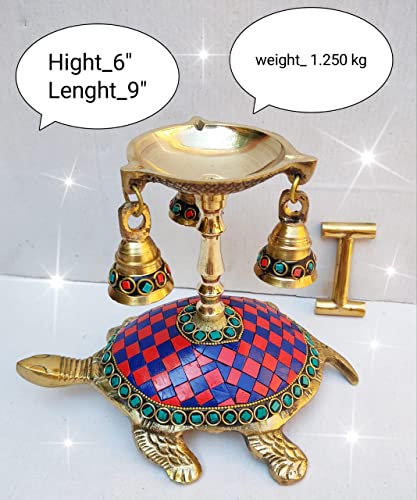Tamrapatra Multicolor Stone Chip Heavy Weight Weight Diya (Designs on availibility)